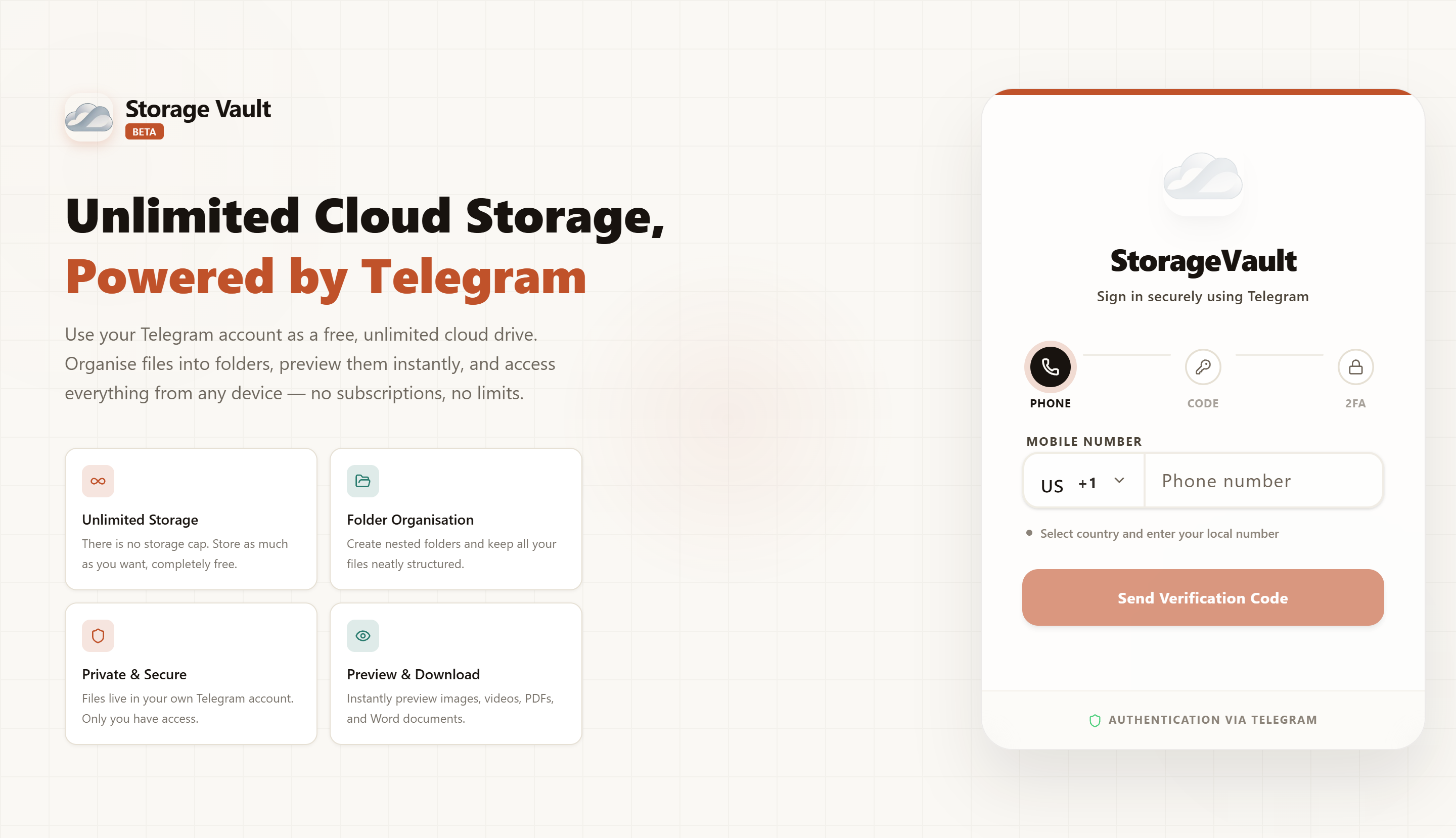 StorageVault Preview
